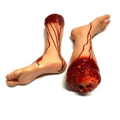 Foam Rubber And Vinyl Bloody Severed Foot Stump(Newrulefx Brand Foam Rubber And Latex Bloody Severed Foot Stump) -Newrulefx Store 034f01fb 33ba 492c 8fbb f9e9aa930727