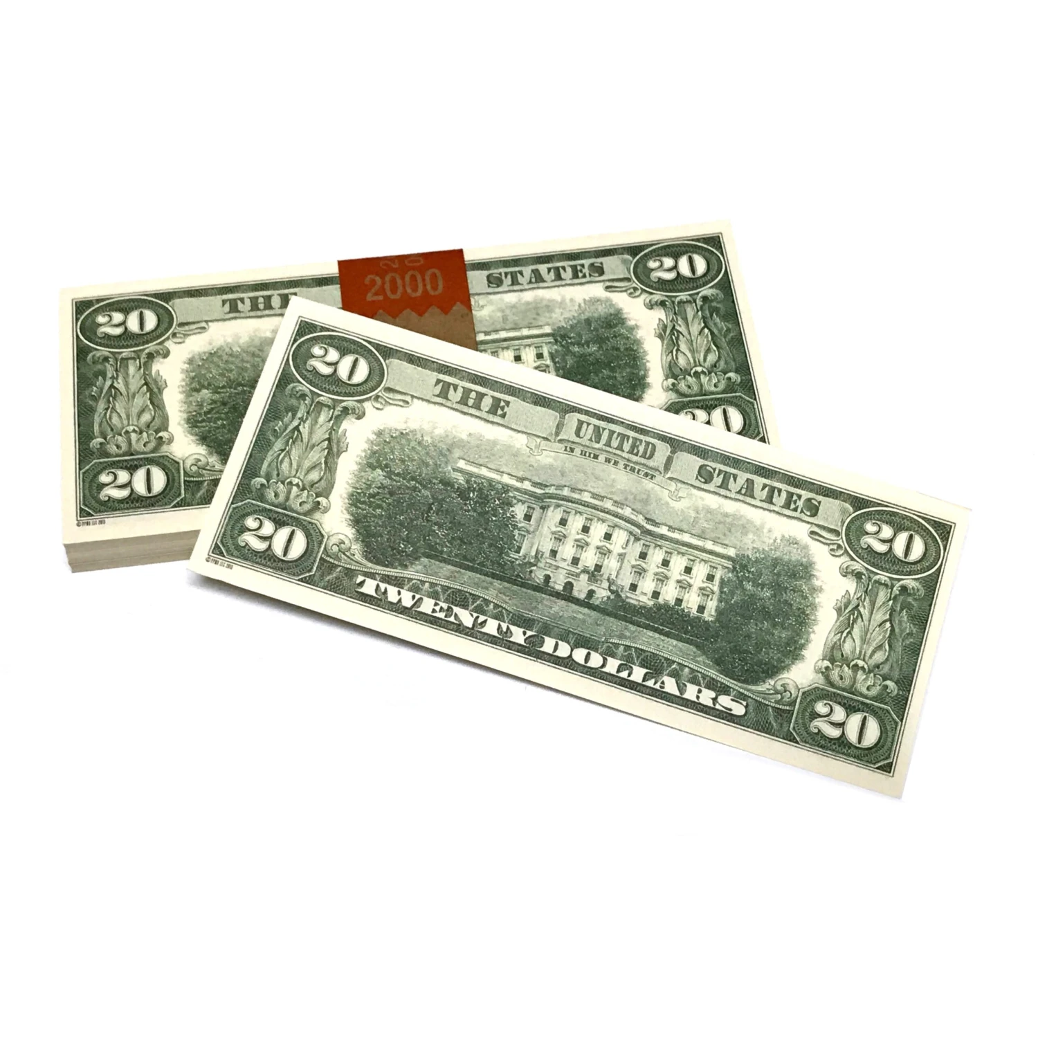 Money Prop - Series 1980 $20's Crisp New $2,000 Full Print Stack(Money Prop Series 1980 20s Crisp New 2 000 Full Print Stack) 6 Money Prop - Series 1980 $20's Crisp New $2,000 Full Print Stack(Money Prop Series 1980 20s Crisp New 2 000 Full Print Stack) - Image 4