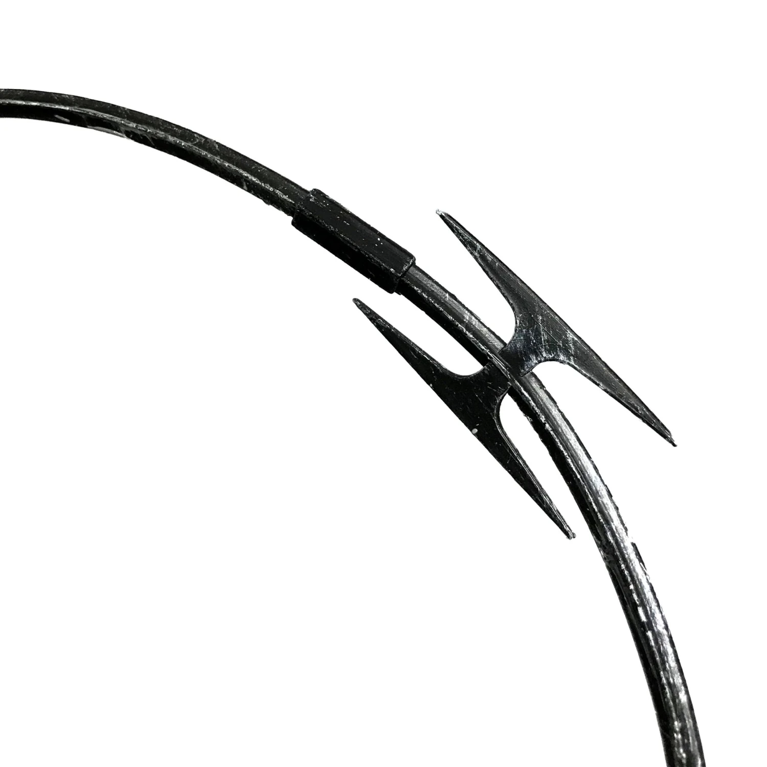 Plastic Coiled Imitation Metal Razor Wire 20ft - BLACK(Newrulefx Brand Plastic Coiled Imitation Metal Razor Wire 20ft Black) 6 Plastic Coiled Imitation Metal Razor Wire 20ft - BLACK(Newrulefx Brand Plastic Coiled Imitation Metal Razor Wire 20ft Black) - Image 4