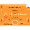 La Verre Champagne Bottle Single Self Adhesive Label - License And Royalty Free For Film Use(La Verre Champagne Bottle Single Self Adhesive Label License And Royalty Free For Film Use)