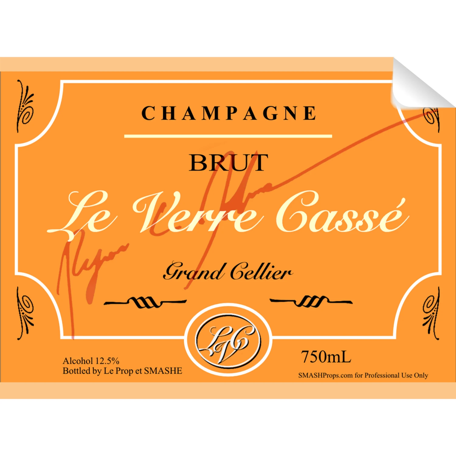 La Verre Champagne Bottle Single Self Adhesive Label - License And Royalty Free For Film Use(La Verre Champagne Bottle Single Self Adhesive Label License And Royalty Free For Film Use) 3 La Verre Champagne Bottle Single Self Adhesive Label - License And Royalty Free For Film Use(La Verre Champagne Bottle Single Self Adhesive Label License And Royalty Free For Film Use)