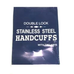 Handcuffs Deluxe Double-Lock Nickel Plated With Key - Fully Functional Locking Prop(Deluxe Double Lock Stainless Steel Chained Handcuffs With Key Fully Functional Locking Prop) -Newrulefx Store 0bd16248 4734 45e6 891f 3c687d97a914 f494a558 af66 4cfd 8e68 6bf15b241423