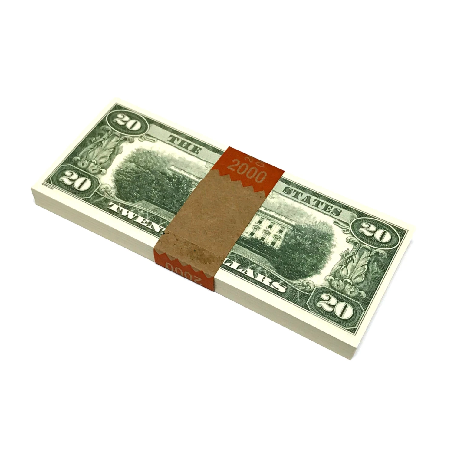 Money Prop - Series 1980 $20's Crisp New $2,000 Full Print Stack(Money Prop Series 1980 20s Crisp New 2 000 Full Print Stack) 4 Money Prop - Series 1980 $20's Crisp New $2,000 Full Print Stack(Money Prop Series 1980 20s Crisp New 2 000 Full Print Stack) - Image 2