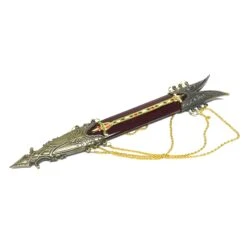 Metal Replica Knights Templar Ornate Dagger Prop With Sheath - Sharp Blade NOT A TOY(Metal Replica Knights Templar Ornate Dagger Prop With Sheath Sharp Blade Not A Toy) -Newrulefx Store 26c294fa ed5d 4655 bdce a74b0fecaeb4
