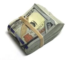 Money Prop - New Style $100 Aged Look $10,000 Blank Filler Fat Fold(Money Prop New Style 100 Aged Look 10 000 Blank Filler Fat Fold)