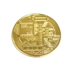 Gold Plated Bitcoin Cryptocurrency BTC Collectible Replica Display Prop(Gold Plated Bitcoin Cryptocurrency Btc Collectible Replica Display Prop) -Newrulefx Store 37513f58 4b9e 4593 9d89 9f383bab6c2d