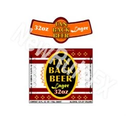 Lager Beer Bottle Single Self Adhesive Label - License And Royalty Free For Film Use(Lager Beer Bottle Single Self Adhesive Label License And Royalty Free For Film Use)