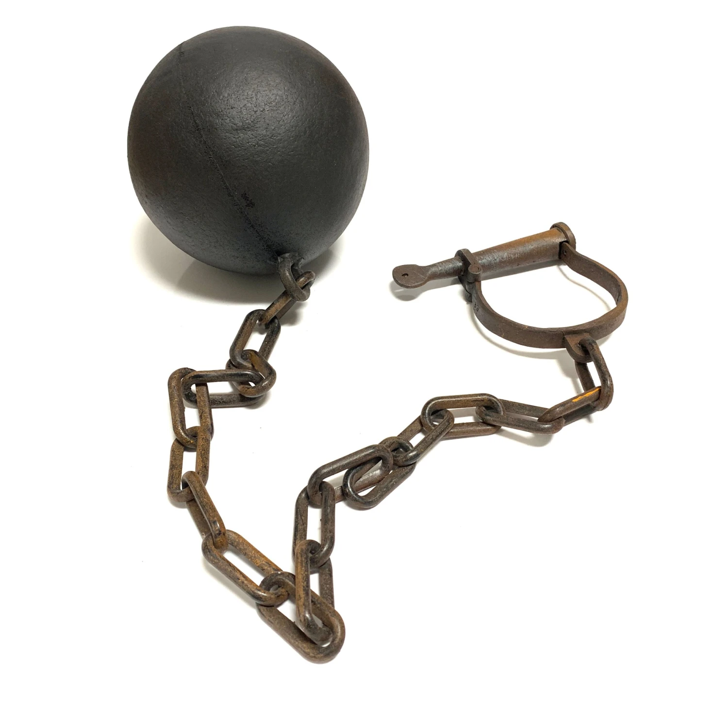 Foam Rubber Ball With Plastic Chain & Prop Leg Iron - Action Prop(Newrulefx Brand Foam Rubber Ball With Plastic Chain Prop Leg Iron Special Effects Action Prop) 11 Foam Rubber Ball With Plastic Chain & Prop Leg Iron - Action Prop(Newrulefx Brand Foam Rubber Ball With Plastic Chain Prop Leg Iron Special Effects Action Prop) - Image 9
