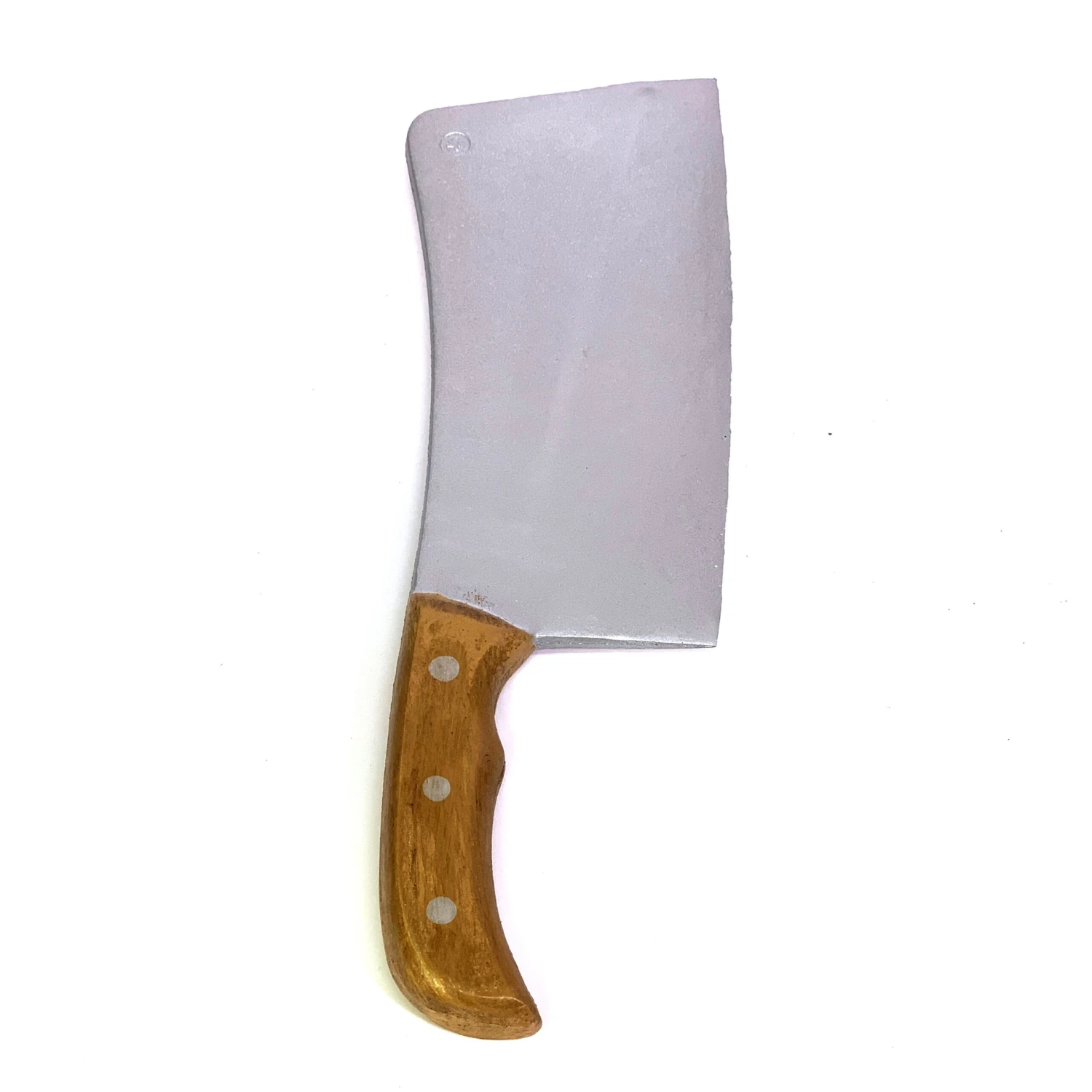 Foam Rubber Lightwood Handle Medium Butcher's Cleaver Prop(Newrulefx Brand Foam Rubber Butchers Cleaver Medium Knife) 4 Foam Rubber Lightwood Handle Medium Butcher's Cleaver Prop(Newrulefx Brand Foam Rubber Butchers Cleaver Medium Knife) - Image 2