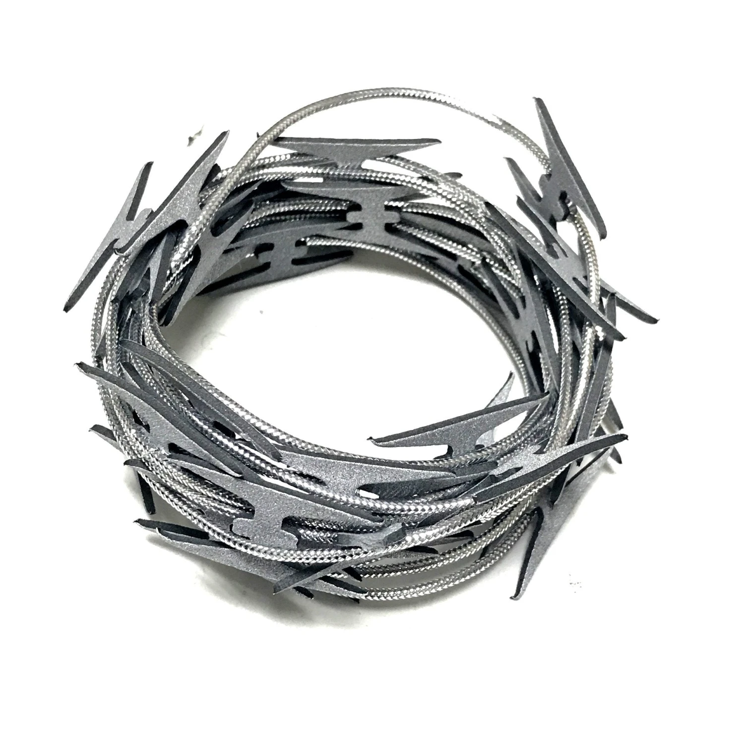 Actor Safe Imitation Metal Razor Wire 10ft(Newrulefx Brand Actor Safe Imitation Metal Razor Wire 10ft) 4 Actor Safe Imitation Metal Razor Wire 10ft(Newrulefx Brand Actor Safe Imitation Metal Razor Wire 10ft) - Image 2