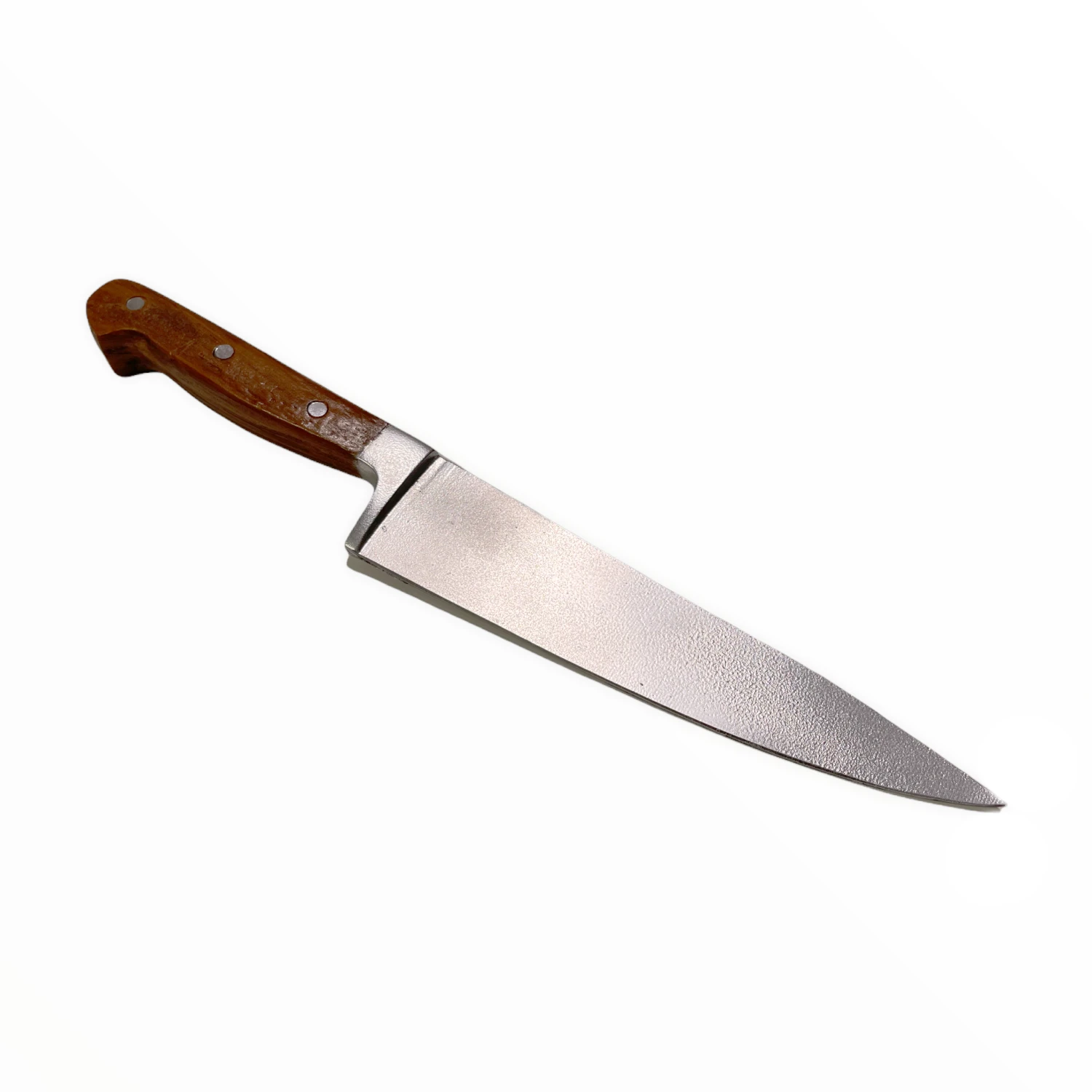 Plastic 13 Inch Chef's Knife Silver Blade And Brown Handle(Newrulefx Brand Plastic Chefs Knife Silver Blade And Brown Handle) 3 Plastic 13 Inch Chef's Knife Silver Blade And Brown Handle(Newrulefx Brand Plastic Chefs Knife Silver Blade And Brown Handle)