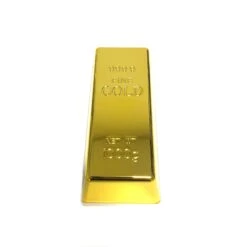 Large Gold Bar Plastic Replica - Weighted Filled Prop(Large Gold Bar Plastic Replica Weighted Filled Prop) -Newrulefx Store 6433b790 e0d2 4190 9059 dde80801a39b