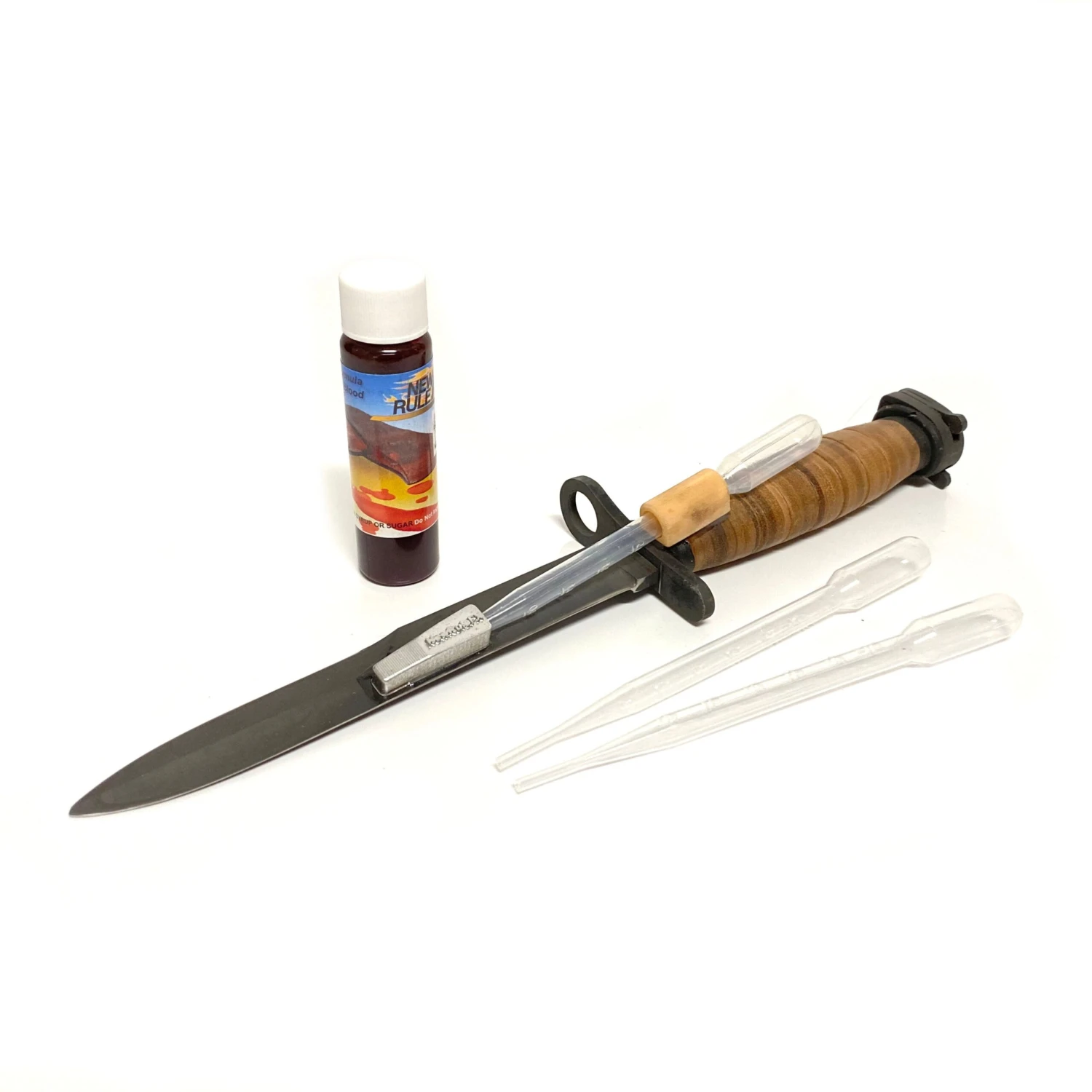 Real Metal Bayonet With Blood Rig Action Effect(Newrulefx Real Metal Bayonet With Blood Rig Action Effect) 3 Real Metal Bayonet With Blood Rig Action Effect(Newrulefx Real Metal Bayonet With Blood Rig Action Effect)