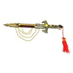 Metal Replica Knights Templar Ornate Dagger Prop With Sheath - Sharp Blade NOT A TOY(Metal Replica Knights Templar Ornate Dagger Prop With Sheath Sharp Blade Not A Toy) -Newrulefx Store 79559ebc afef 4807 8143 d78568294247