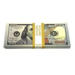 Money Prop - New Style $100's Crisp New $10000 Full Print Stack(Money Prop New Style 100s Crisp New 10 000 Full Print Stack)