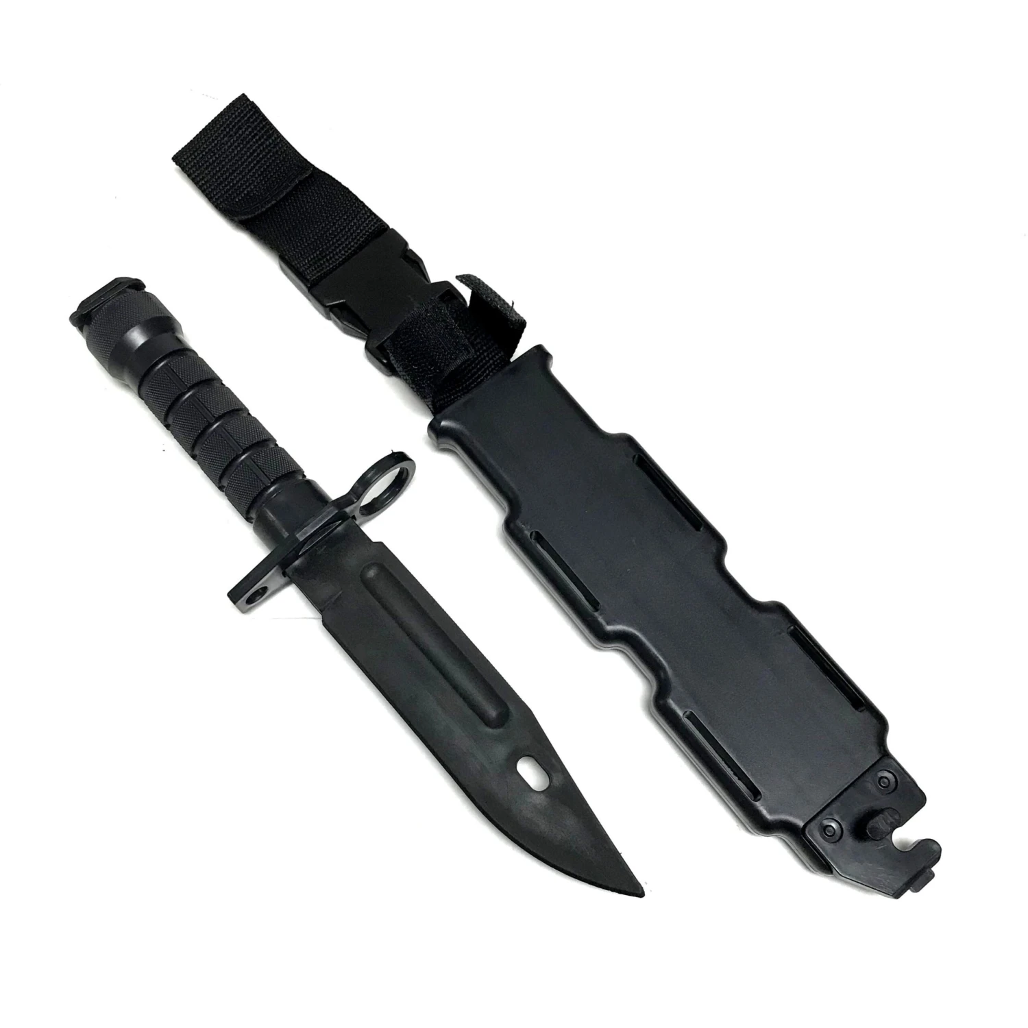 12 Inch Rubber Army M9 Tactical Bayonet Knife Black Stunt Prop With Sheath(12 Rubber Army M9 Tactical Bayonet Knife Black Stunt Prop With Sheath) 3 12 Inch Rubber Army M9 Tactical Bayonet Knife Black Stunt Prop With Sheath(12 Rubber Army M9 Tactical Bayonet Knife Black Stunt Prop With Sheath)