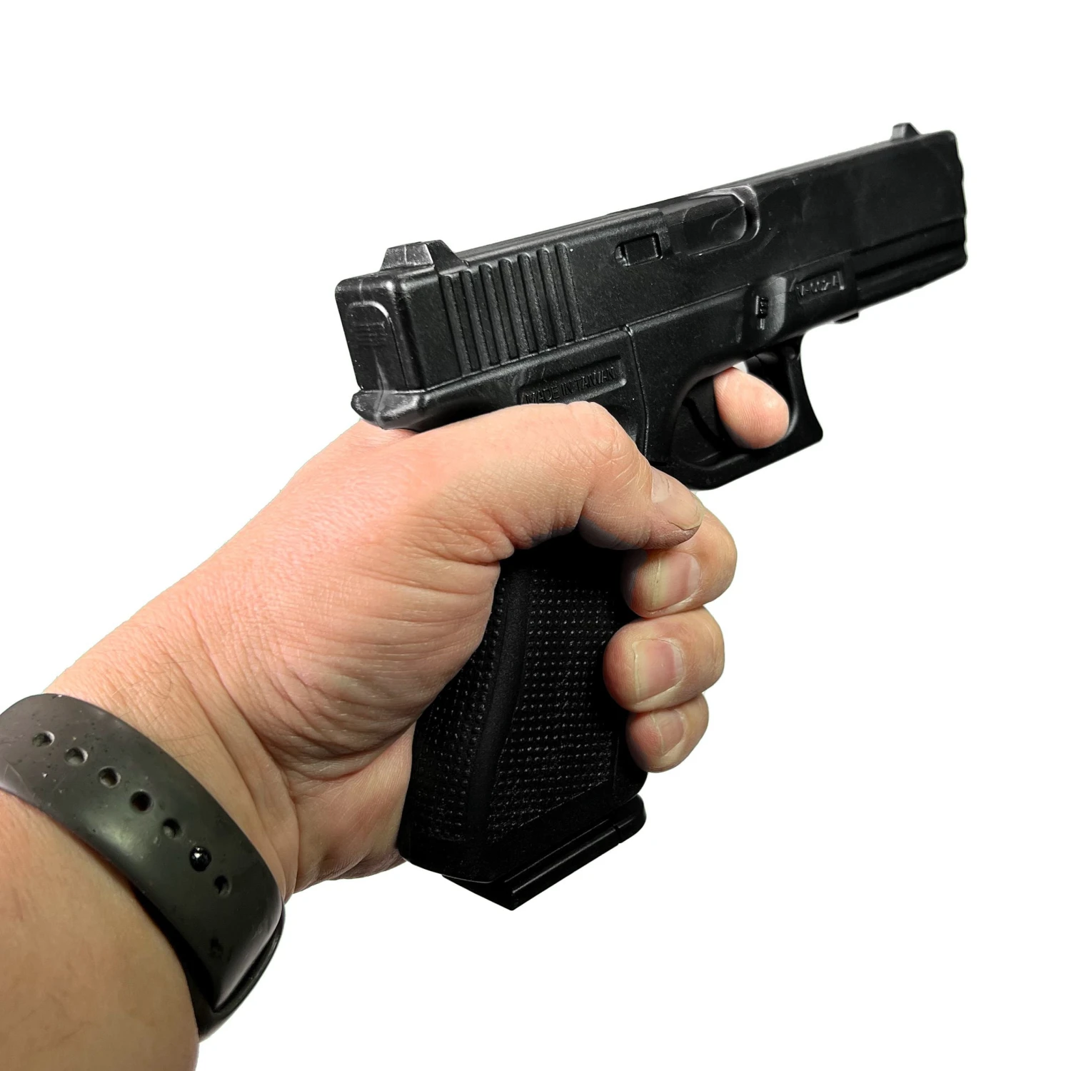 No Brand Glock 19 - 9mm Compact Style Set Safe With Removable Magazine - Solid Plastic Inert Prop(Glock 19 9mm Compact Style Set Safe With Removable Magazine Solid Plastic Inert Prop) 9 No Brand Glock 19 - 9mm Compact Style Set Safe With Removable Magazine - Solid Plastic Inert Prop(Glock 19 9mm Compact Style Set Safe With Removable Magazine Solid Plastic Inert Prop) - Image 7