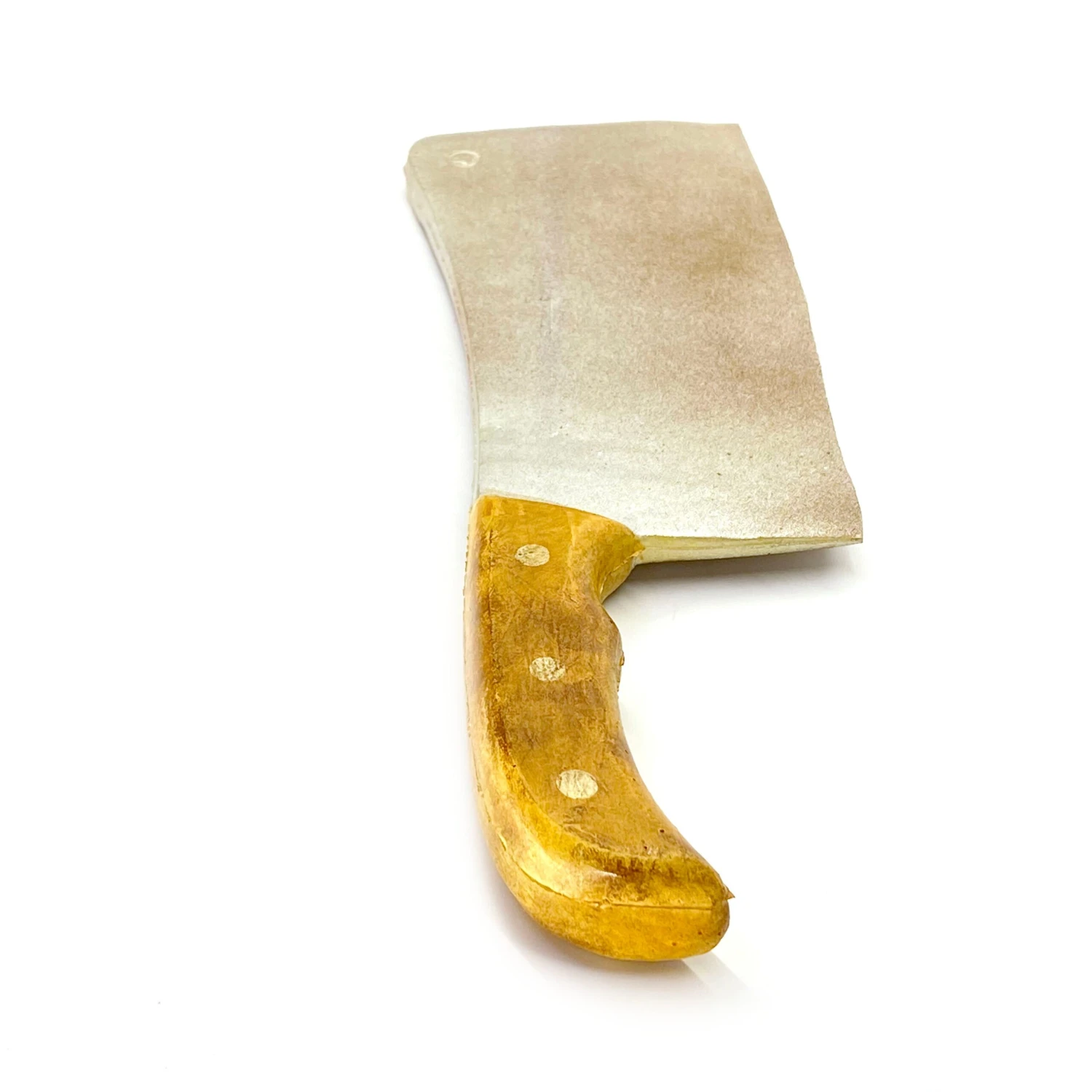 Foam Rubber Lightwood Handle Medium Butcher's Cleaver Prop(Newrulefx Brand Foam Rubber Butchers Cleaver Medium Knife) 10 Foam Rubber Lightwood Handle Medium Butcher's Cleaver Prop(Newrulefx Brand Foam Rubber Butchers Cleaver Medium Knife) - Image 8