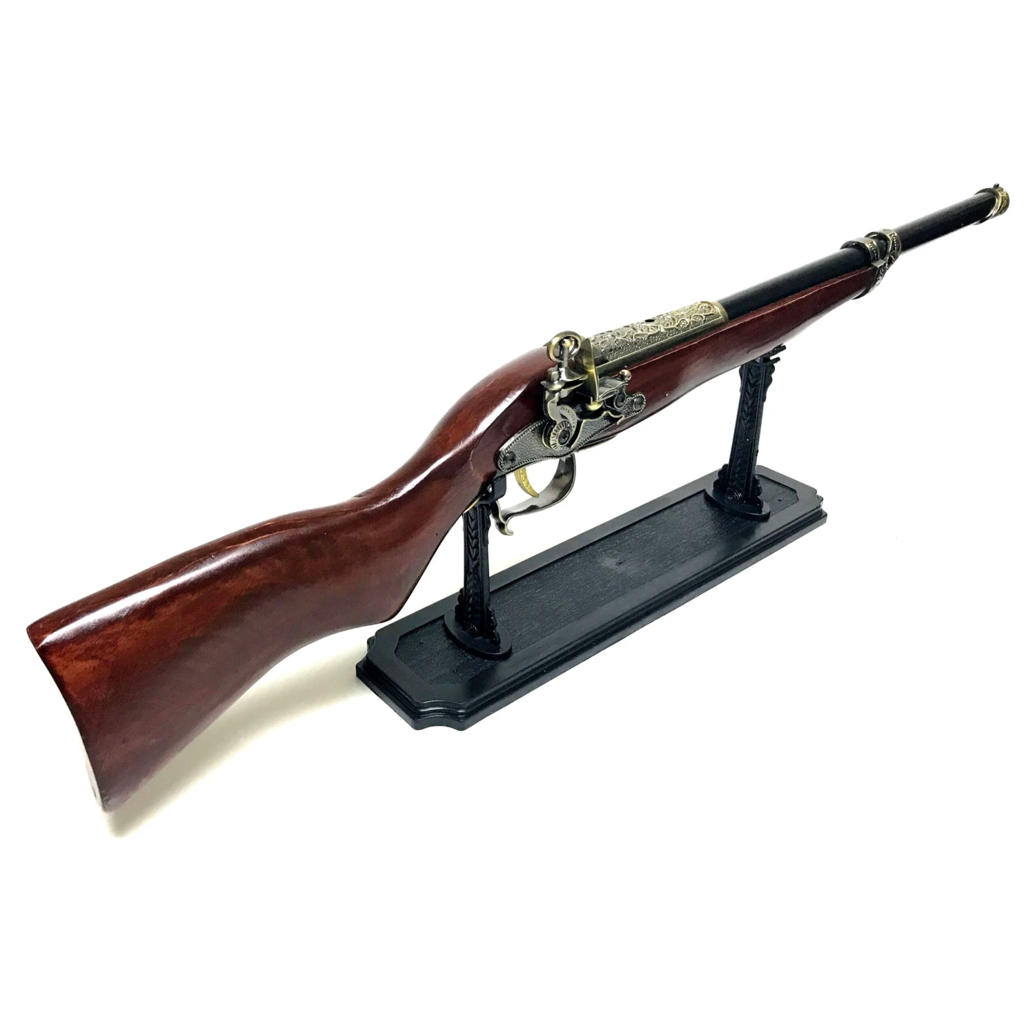 Antique Flintlock Steampunk Rifle Wood And Metal Replica Gun Inert Prop(Antique Flintlock Steampunk Rifle Wood And Metal Replica Gun Inert Non Firing Prop Or Display) 3 Antique Flintlock Steampunk Rifle Wood And Metal Replica Gun Inert Prop(Antique Flintlock Steampunk Rifle Wood And Metal Replica Gun Inert Non Firing Prop Or Display)