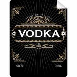 Premium Vodka Bottle Self Prop Adhesive Label(Premium Vodka Bottle Self Prop Adhesive Label)