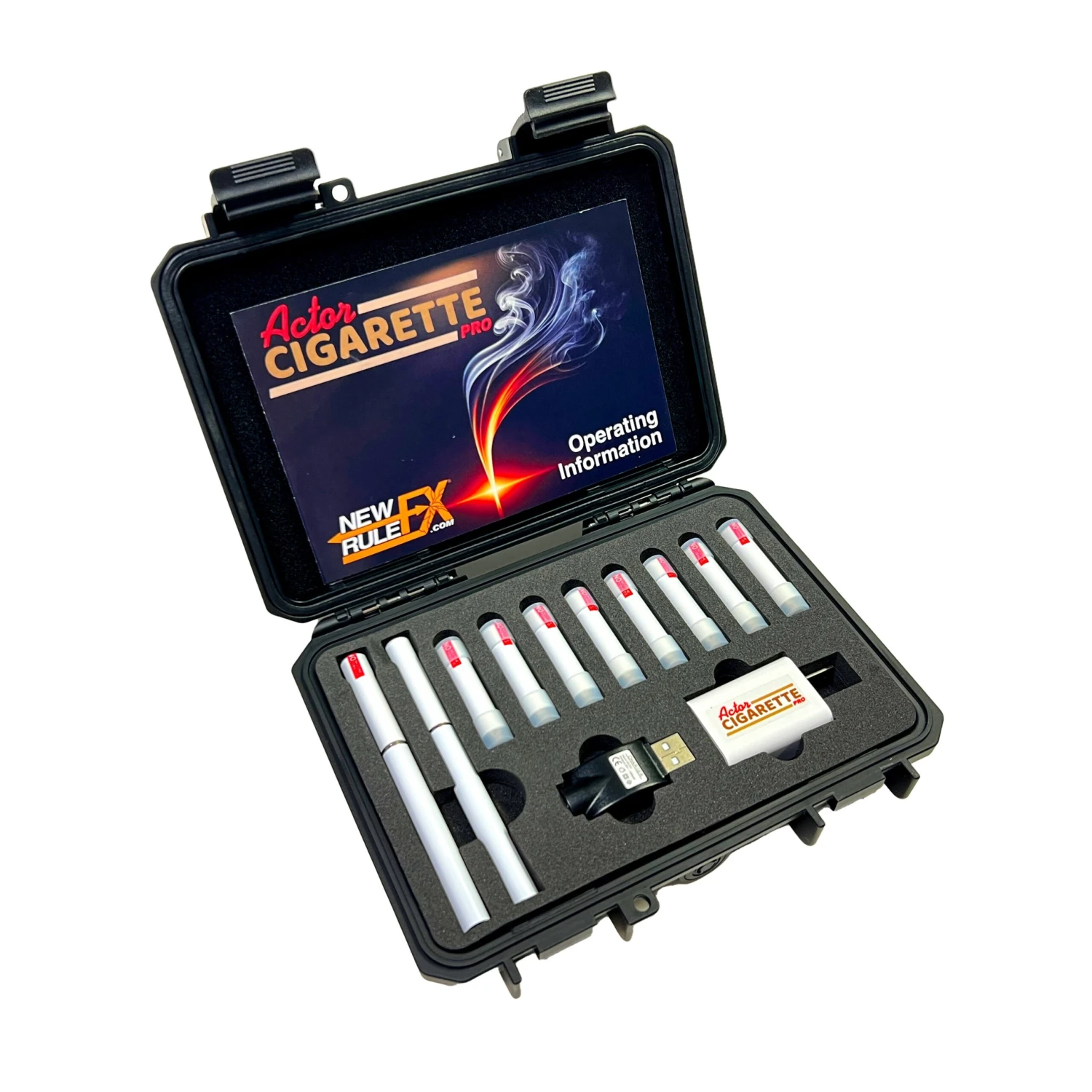 NEW! Actor Cigarette Pro - Simulated Smoking Prop - Full Kit WHITE FILTERS(New Actor Cigarette Pro Simulated Smoking Prop Full Kit White Filters) 2 NEW! Actor Cigarette Pro - Simulated Smoking Prop - Full Kit WHITE FILTERS(New Actor Cigarette Pro Simulated Smoking Prop Full Kit White Filters)