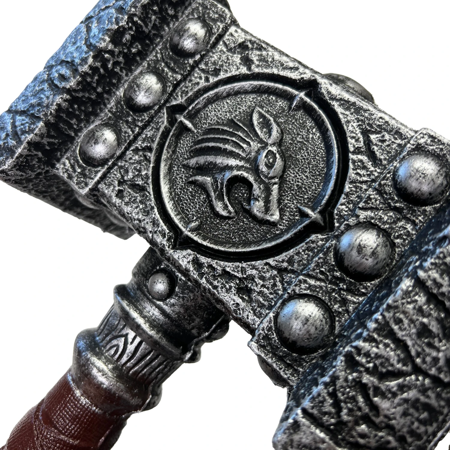 Thunderstrike Warhammer, High Density Foam Cosplay, LARP Prop(Warcraft Thralls Doomhammer High Density Foam Cosplay Larp Prop) 8 Thunderstrike Warhammer, High Density Foam Cosplay, LARP Prop(Warcraft Thralls Doomhammer High Density Foam Cosplay Larp Prop) - Image 6