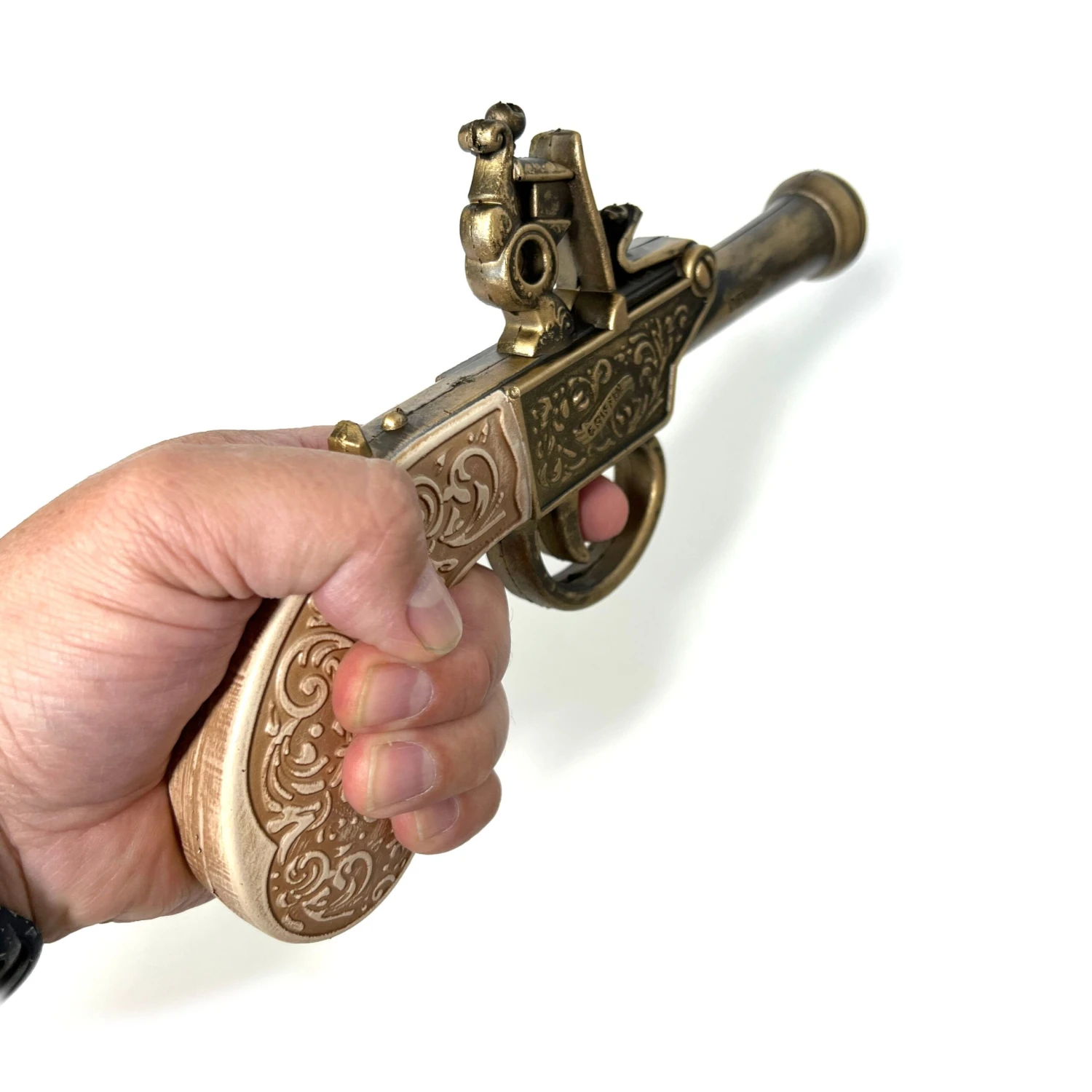 Ornate Antique Flintlock Foam Rubber Pistol Prop 18th Century Style(Ornate Antique Flintlock Foam Rubber Pistol Prop 18th Century Style) 6 Ornate Antique Flintlock Foam Rubber Pistol Prop 18th Century Style(Ornate Antique Flintlock Foam Rubber Pistol Prop 18th Century Style) - Image 4