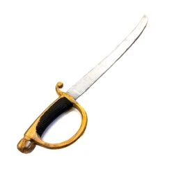 French Military Infantry Cutlass Sabre Sword Foam Rubber Prop(French Military Infantry Cutlass Sabre Sword Prop)