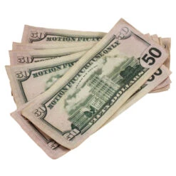 No Brand Money Prop - New Style $50 Aged $5,000 Full Print Stack(New Style 50 Aged 5 000 Full Print Stack) -Newrulefx Store IMG 6234