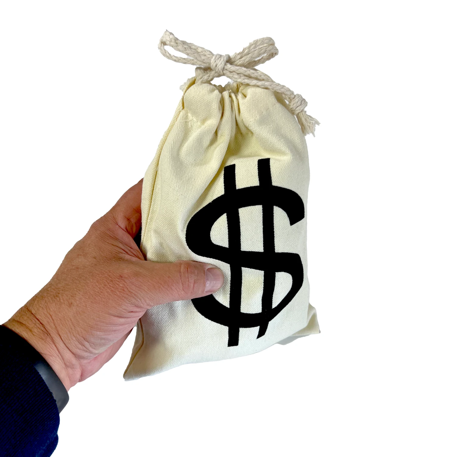 Money Bag - Canvas Cloth Drawstring 6 X 9 Inch(Money Bag Canvas Cloth Drawstring 6 X 9 Inch) 5 Money Bag - Canvas Cloth Drawstring 6 X 9 Inch(Money Bag Canvas Cloth Drawstring 6 X 9 Inch) - Image 3