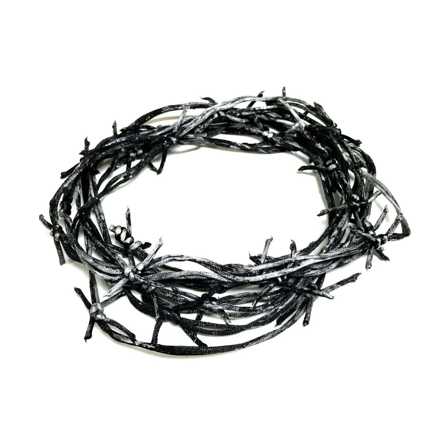 Actor-Safe Imitation Metal Barbed Wire 12ft - BLACK(Newrulefx Brand Actor Safe Imitation Metal Barbed Wire 12ft Black) 3 Actor-Safe Imitation Metal Barbed Wire 12ft - BLACK(Newrulefx Brand Actor Safe Imitation Metal Barbed Wire 12ft Black)
