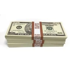 Money Prop -Series 2000 $50's Crisp New $5,000 Full Print Stack(Money Prop Series 2000 50s Crisp New 5 000 Full Print Stack) -Newrulefx Store a79bdc0d 49af 4a46 bec5 9dd3cc90c6a8