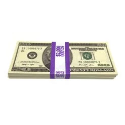 Money Prop - Series 2000 $20's Crisp New $2,000 Full Print Stack(Money Prop Series 2000 20s Crisp New 2 000 Full Print Stack)