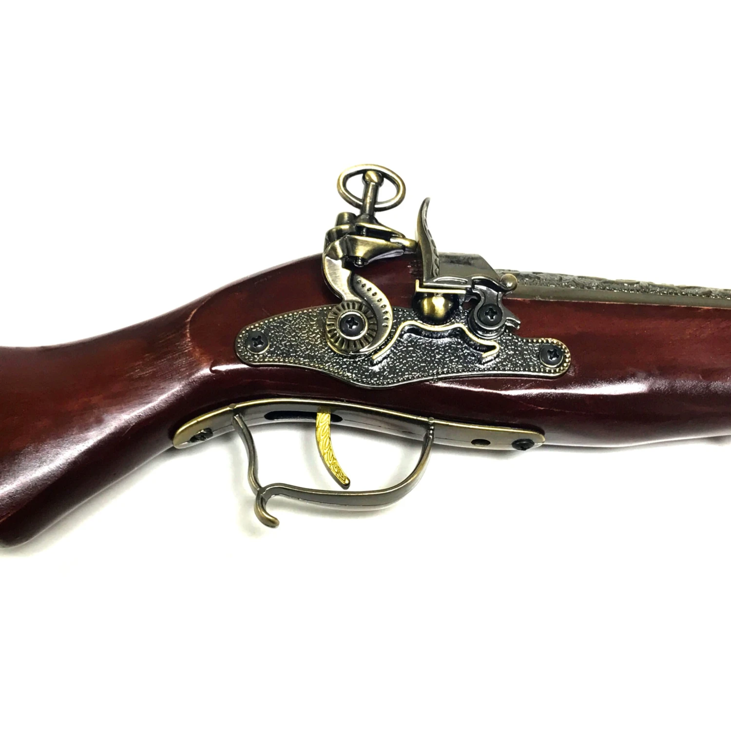 Antique Flintlock Steampunk Rifle Wood And Metal Replica Gun Inert Prop(Antique Flintlock Steampunk Rifle Wood And Metal Replica Gun Inert Non Firing Prop Or Display) 9 Antique Flintlock Steampunk Rifle Wood And Metal Replica Gun Inert Prop(Antique Flintlock Steampunk Rifle Wood And Metal Replica Gun Inert Non Firing Prop Or Display) - Image 7