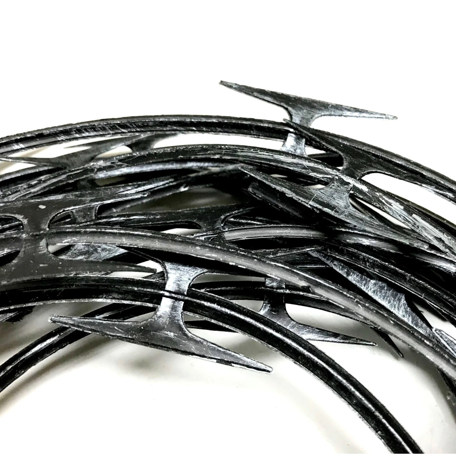 Plastic Coiled Imitation Metal Razor Wire 20ft - BLACK(Newrulefx Brand Plastic Coiled Imitation Metal Razor Wire 20ft Black) 7 Plastic Coiled Imitation Metal Razor Wire 20ft - BLACK(Newrulefx Brand Plastic Coiled Imitation Metal Razor Wire 20ft Black) - Image 5