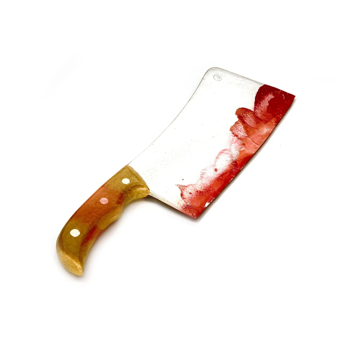 Foam Rubber Lightwood Handle Medium Butcher's Cleaver Prop(Newrulefx Brand Foam Rubber Butchers Cleaver Medium Knife) 11 Foam Rubber Lightwood Handle Medium Butcher's Cleaver Prop(Newrulefx Brand Foam Rubber Butchers Cleaver Medium Knife) - Image 9