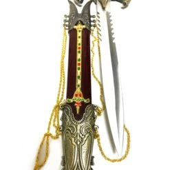 Metal Replica Knights Templar Ornate Dagger Prop With Sheath - Sharp Blade NOT A TOY(Metal Replica Knights Templar Ornate Dagger Prop With Sheath Sharp Blade Not A Toy) -Newrulefx Store c452b3e7 1634 4357 a49a 679eaffb12cf
