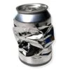 Crushable Special Effects Aluminum Can With Foam Bottom - Pop Soda Or Beer Can Blank(Crushable Aluminum Can With End Pop Soda Or Beer Can Blank)
