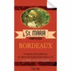 St Maria Bordeaux Wine Single Self Adhesive Label - License And Royalty Free For Film Use(St Maria Bordeaux Wine Single Self Adhesive Label License And Royalty Free For Film Use)