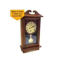 Breakaway Balsa Wood Clock - Regulator Style Antique Pendulum Stunt Prop(Newrulefx Brand Breakaway Balsa Wood Clock Regulator Style Antique Pendulum Stunt Prop Walnut)