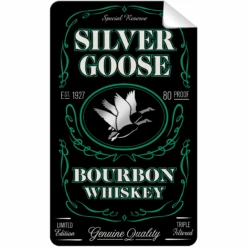 Silver Goose Whiskey Bottle Self Adhesive Label(Silver Goose Whiskey Bottle Self Adhesive Label)
