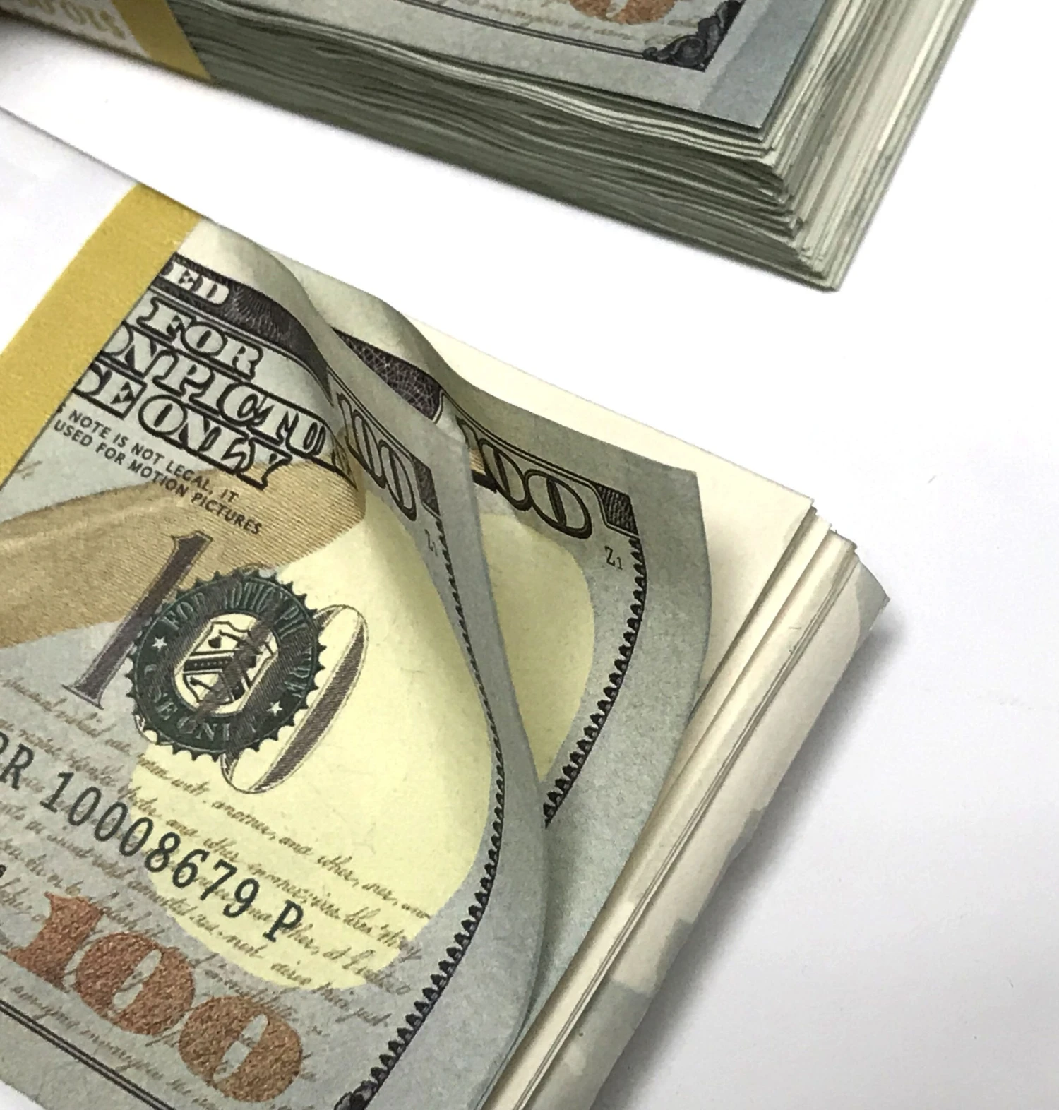 Money Prop - New Style $100's Aged-Look $50,000 Blank Filler 5-Stack Package(Money Prop New Style 100s Aged Look 50 000 Blank Filler 5 Stack Package) 4 Money Prop - New Style $100's Aged-Look $50,000 Blank Filler 5-Stack Package(Money Prop New Style 100s Aged Look 50 000 Blank Filler 5 Stack Package) - Image 2